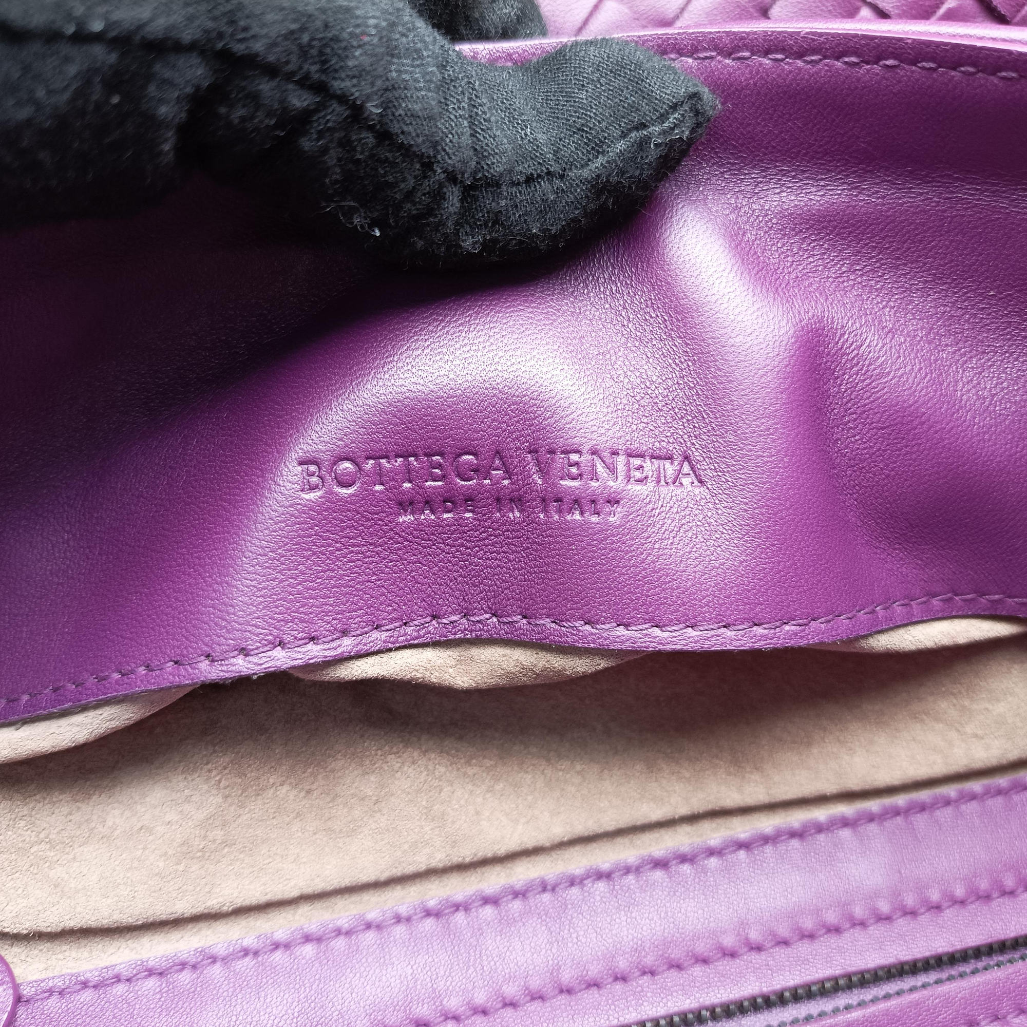 Vintage Bottega Veneta Intrecciato Purple lambskin  shoulderbag | stylenewstar