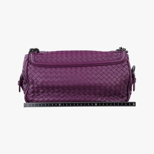 Vintage Bottega Veneta Intrecciato Purple lambskin  shoulderbag | stylenewstar