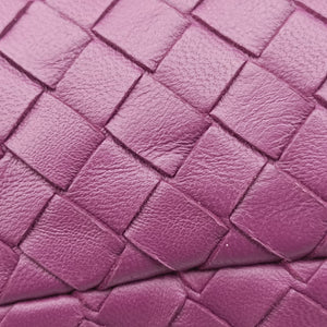Vintage Bottega Veneta Intrecciato Purple lambskin  shoulderbag | stylenewstar