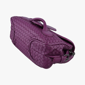 Vintage Bottega Veneta Intrecciato Purple lambskin  shoulderbag | stylenewstar