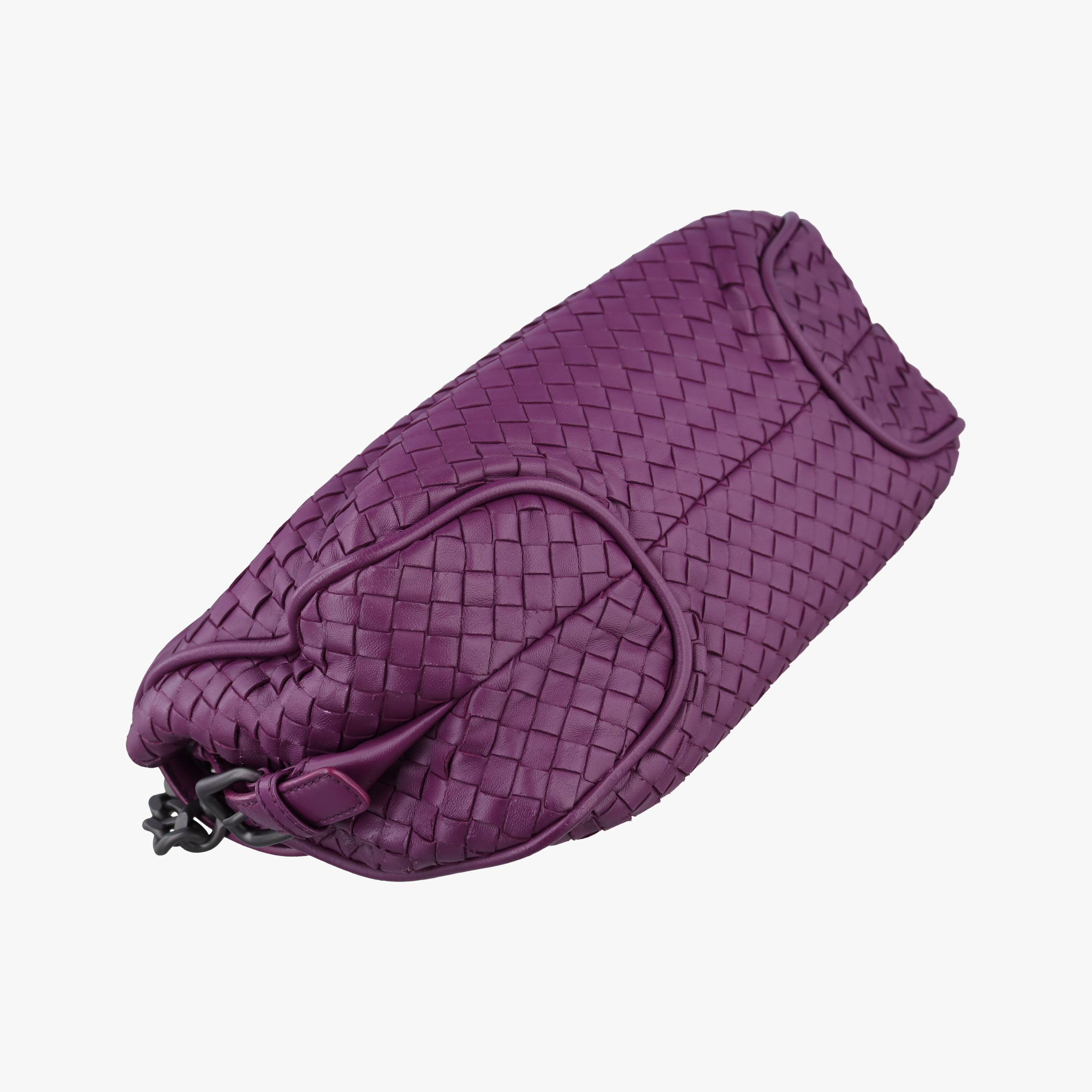 Vintage Bottega Veneta Intrecciato Purple lambskin  shoulderbag | stylenewstar