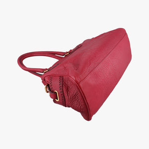 Pre-owned Fendi Etniko Red Leather 8BN162 handbag | stylenewstar