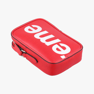 Pre-owned Louis Vuitton Danube PPM Supreme Collaboration ROUGE×white Epi M53434 shoulderbag | stylenewstar