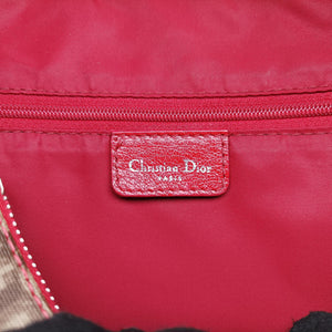 Pre-owned Christian Dior Rasta Trotter Messenger beige×Multicolour PVC coated canvas  shoulderbag | stylenewstar