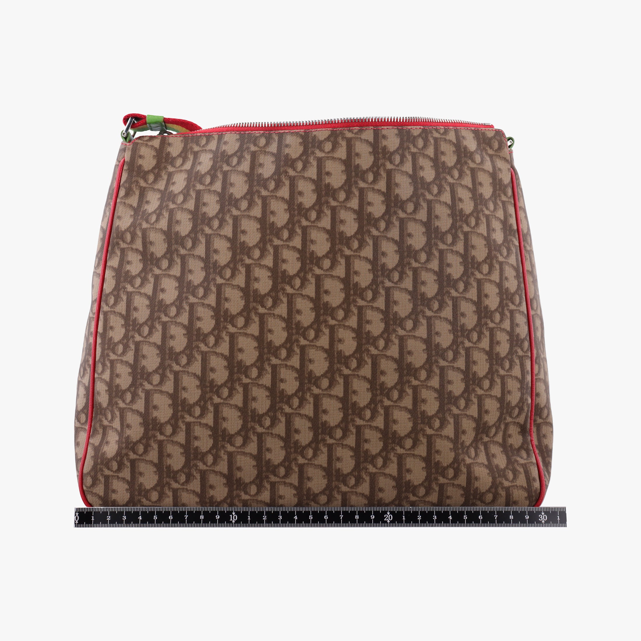 Pre-owned Christian Dior Rasta Trotter Messenger beige×Multicolour PVC coated canvas  shoulderbag | stylenewstar