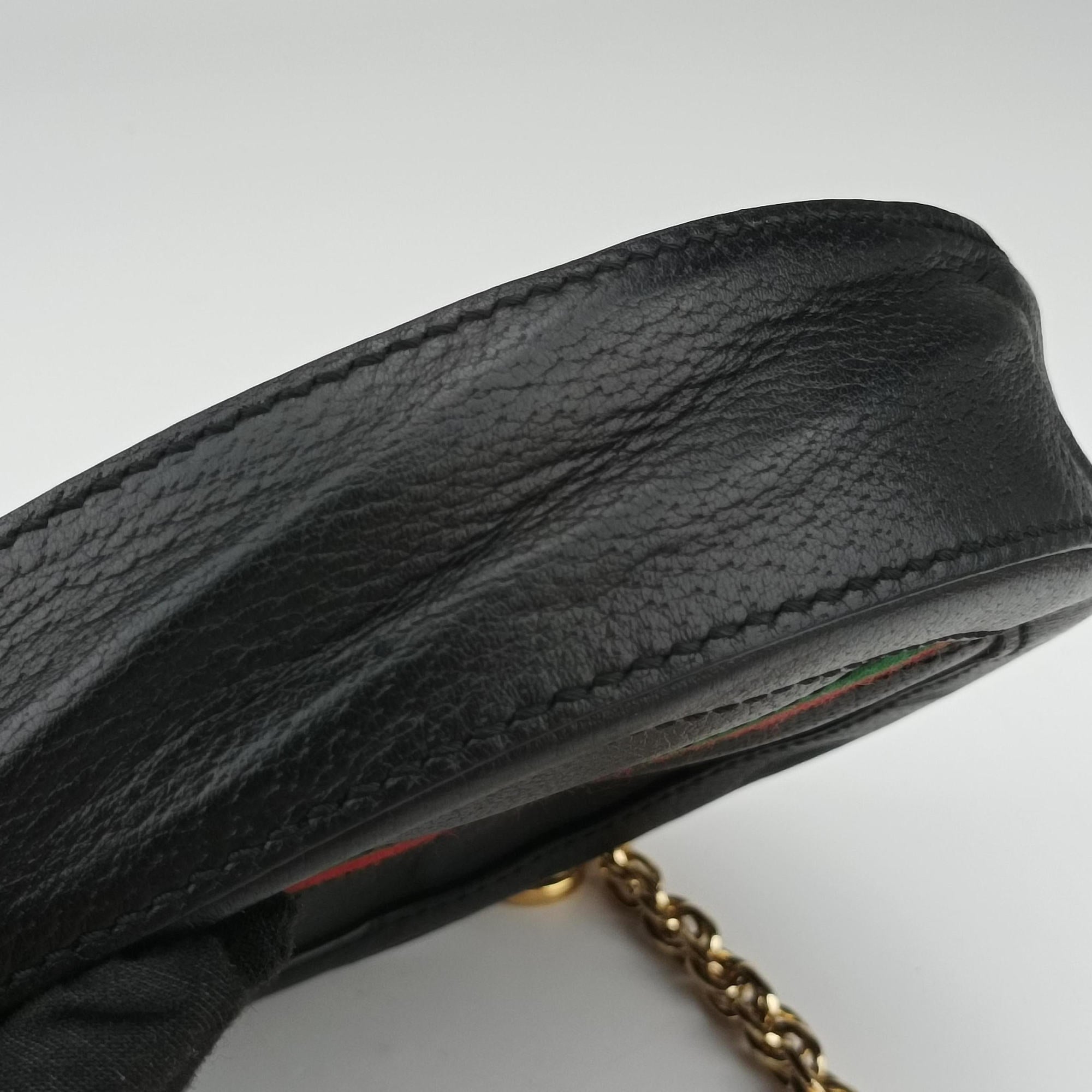 Secondhand Gucci Ophidia Black Leather 550618 shoulderbag | stylenewstar