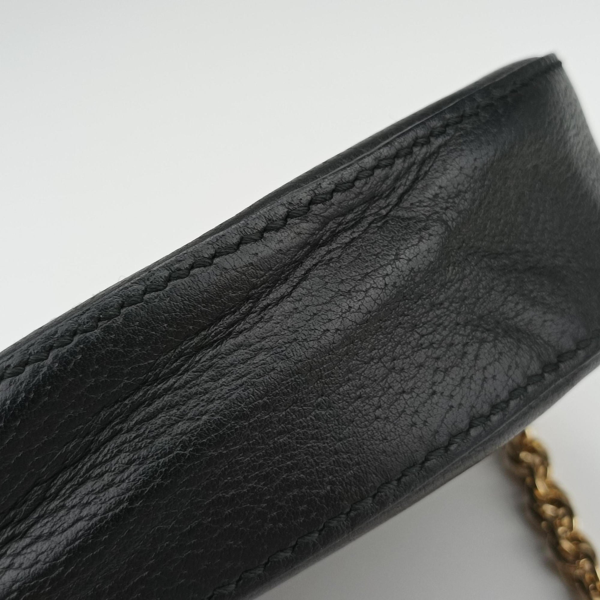 Secondhand Gucci Ophidia Black Leather 550618 shoulderbag | stylenewstar