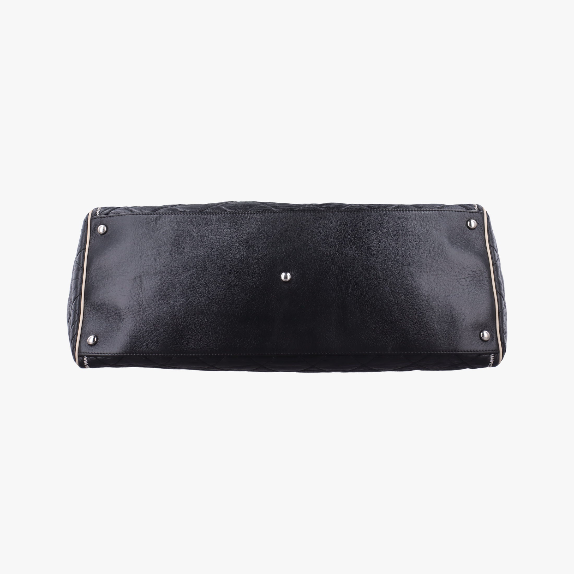 Pre-owned Chanel East West 2.55 Black Leather 37697 shoulderbag | stylenewstar
