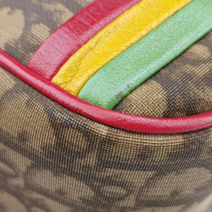Secondhand Christian Dior Rasta Trotter Messenger beige×Multicolour PVC coated canvas  shoulderbag | stylenewstar