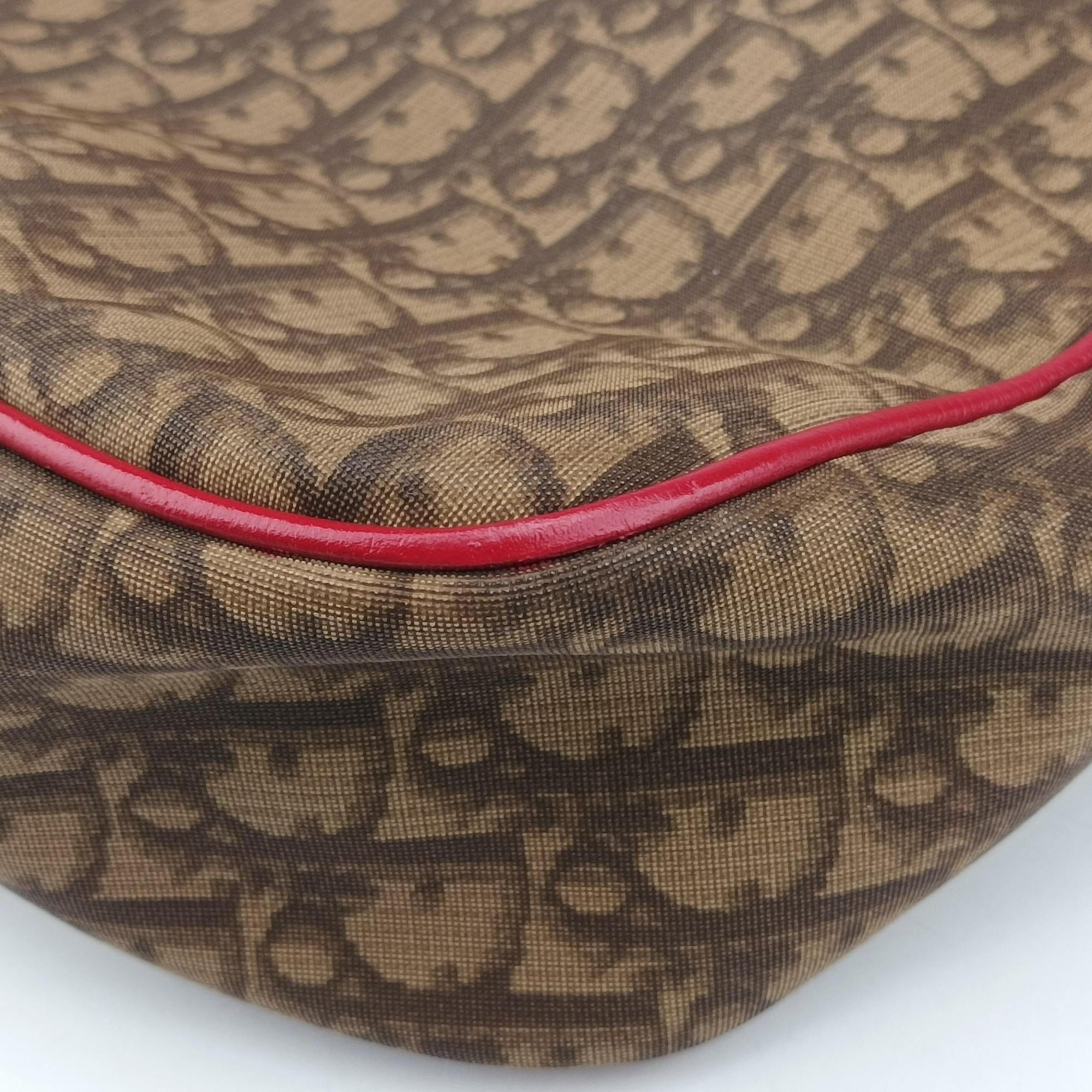 Secondhand Christian Dior Rasta Trotter Messenger beige×Multicolour PVC coated canvas  shoulderbag | stylenewstar