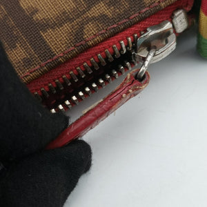 Secondhand Christian Dior Rasta Trotter Messenger beige×Multicolour PVC coated canvas  shoulderbag | stylenewstar