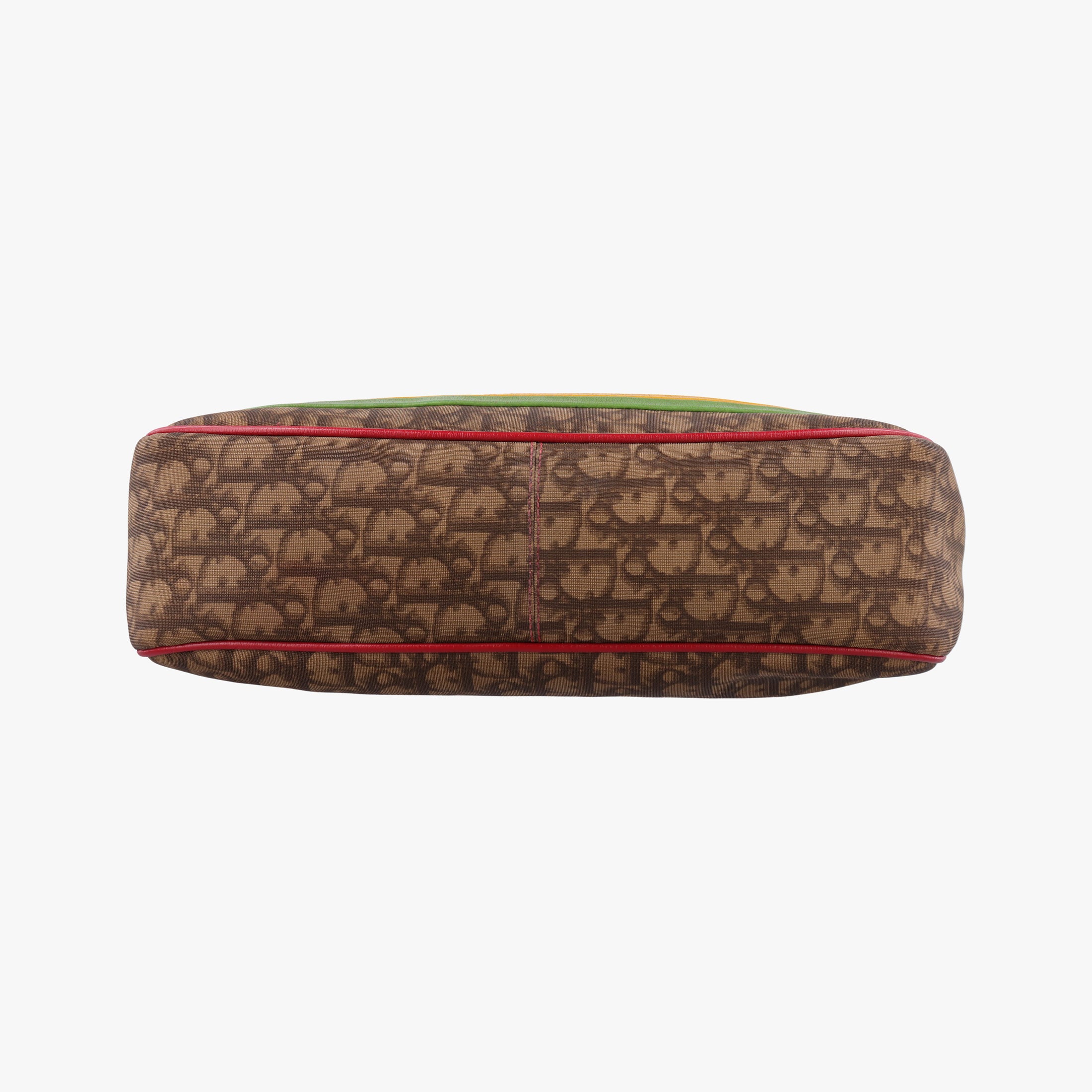 Secondhand Christian Dior Rasta Trotter Messenger beige×Multicolour PVC coated canvas  shoulderbag | stylenewstar