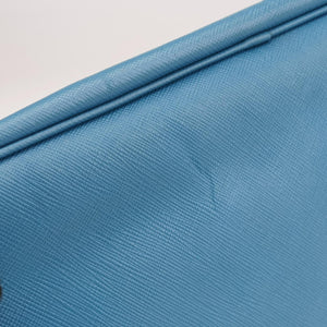 Pre-owned Prada Galleria Blue SAFFIANO Leather BN1786 handbag | stylenewstar