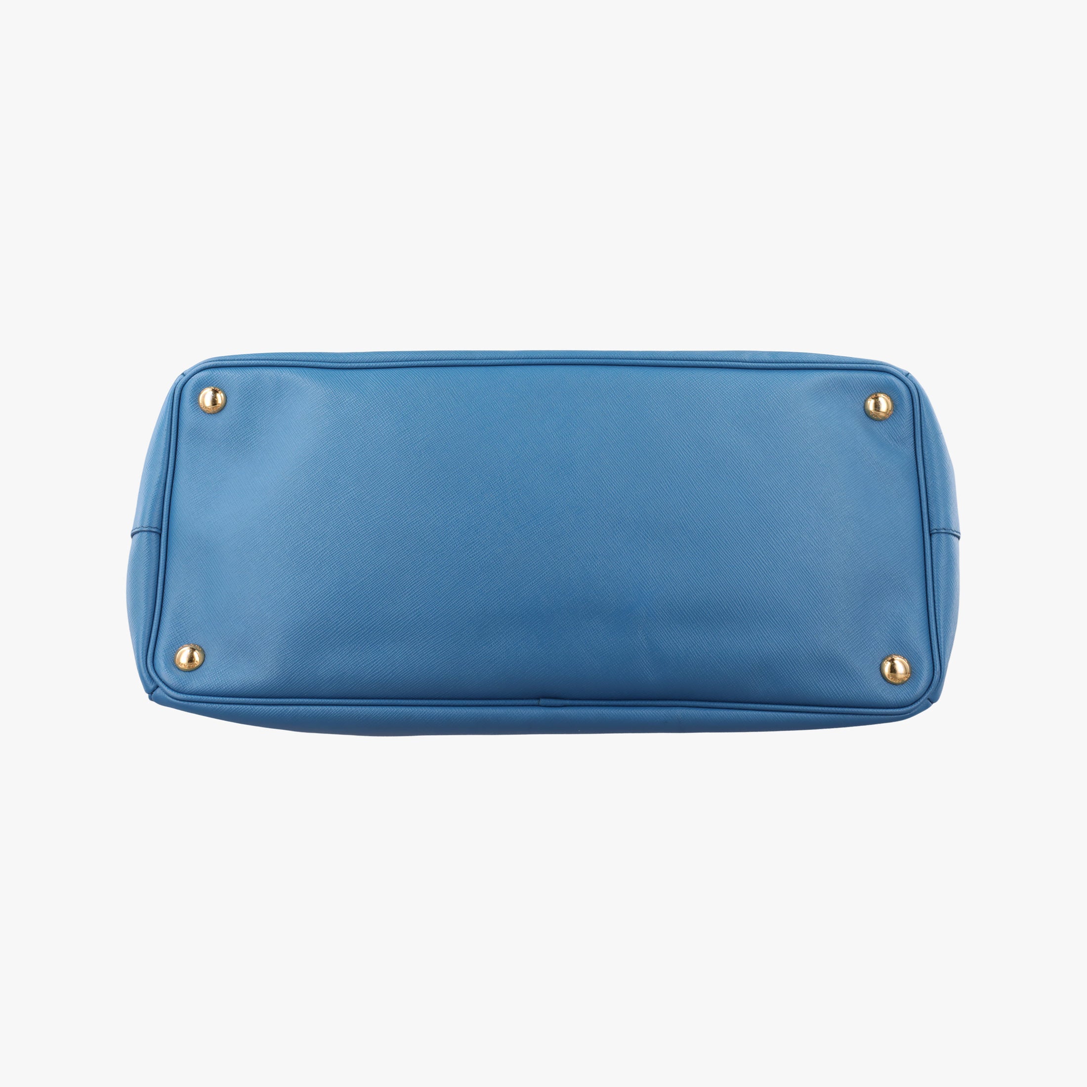 Pre-owned Prada Galleria Blue SAFFIANO Leather BN1786 handbag | stylenewstar
