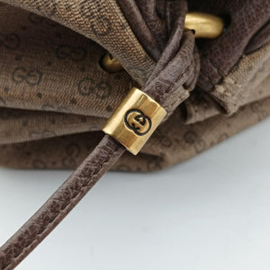 Pre-owned Gucci New Candy Brown PVC coated canvas 564582 shoulderbag | stylenewstar