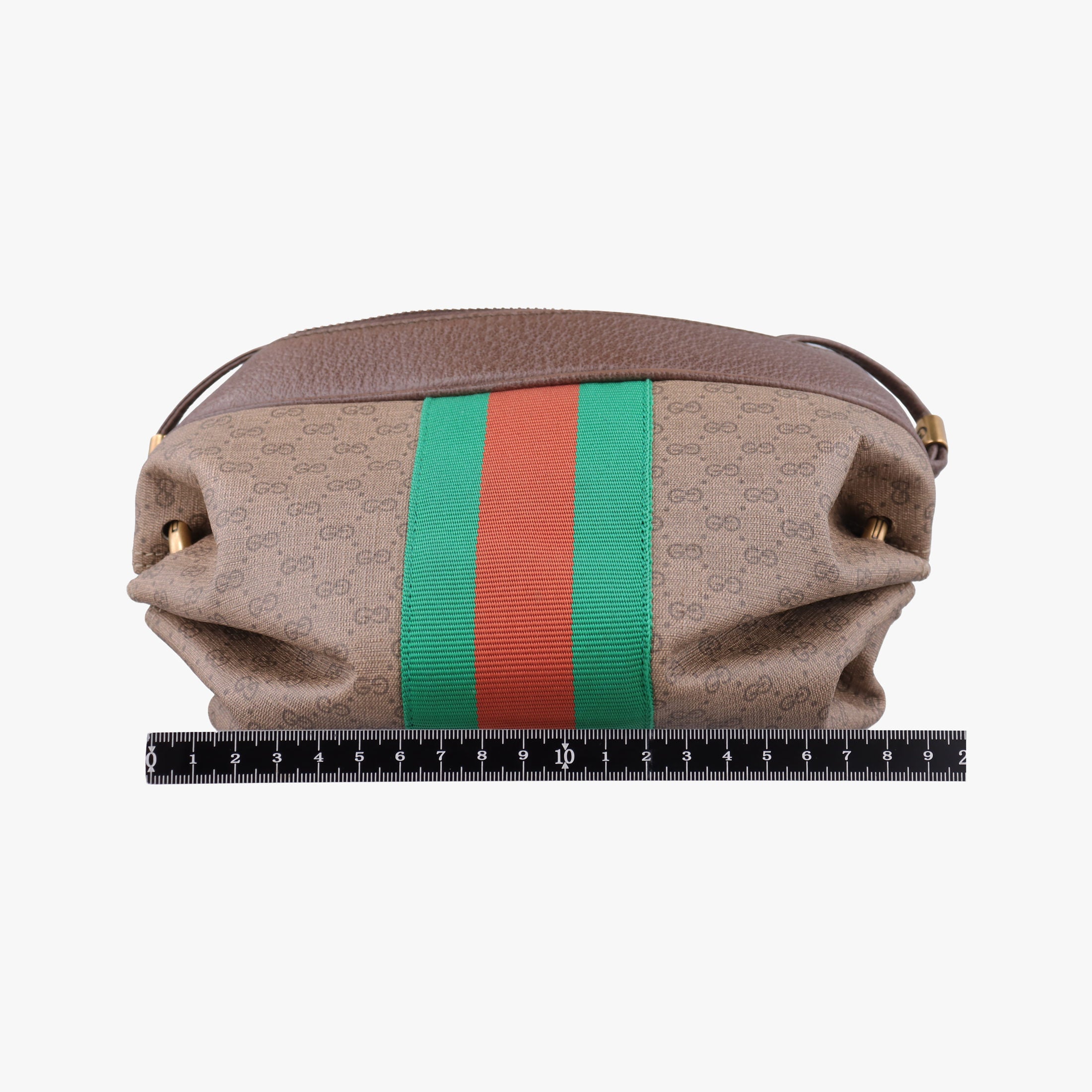 Pre-owned Gucci New Candy Brown PVC coated canvas 564582 shoulderbag | stylenewstar