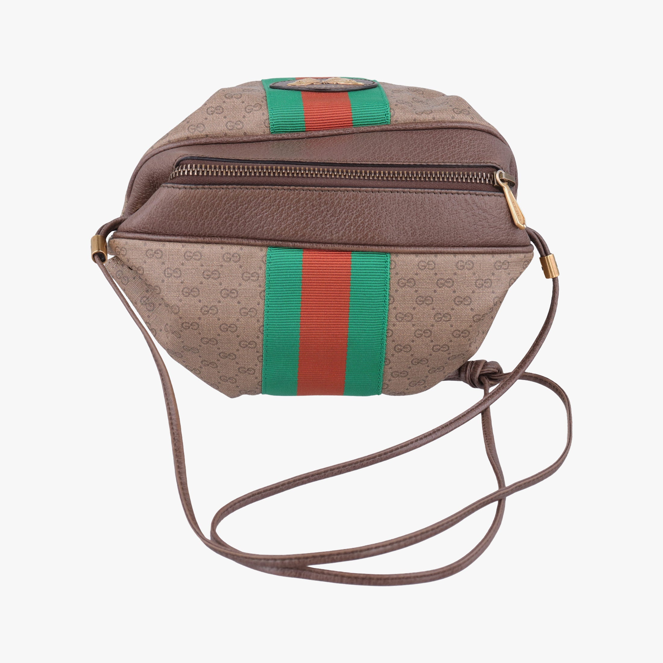 Pre-owned Gucci New Candy Brown PVC coated canvas 564582 shoulderbag | stylenewstar