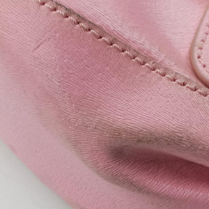 Pre-owned Fendi Logo flap bag Pink Leather 8BN116 handbag | stylenewstar