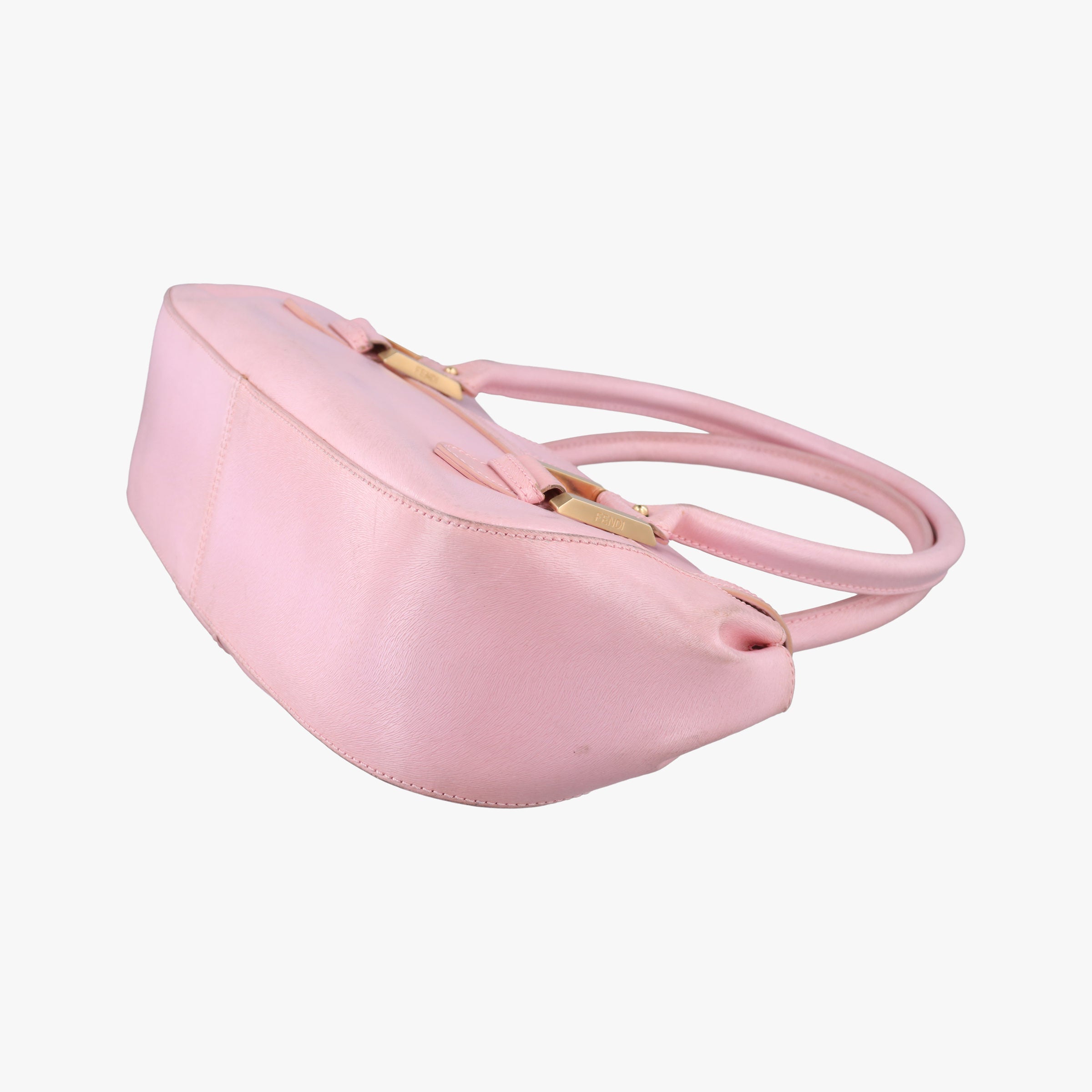 Pre-owned Fendi Logo flap bag Pink Leather 8BN116 handbag | stylenewstar