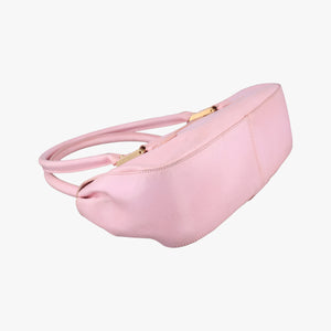 Pre-owned Fendi Logo flap bag Pink Leather 8BN116 handbag | stylenewstar