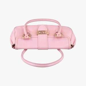 Pre-owned Fendi Logo flap bag Pink Leather 8BN116 handbag | stylenewstar