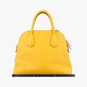 Secondhand Prada Cuir Top Handle Yellow SAFFIANO Leather BL0902 handbag | stylenewstar