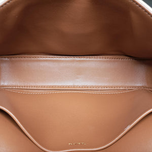 Pre-owned Celine Teen Triomphe White PVC coated canvas  shoulderbag | stylenewstar