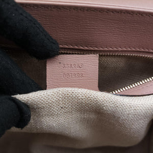 Pre-owned Gucci Bamboo Bullet Pink Leather 338989 shoulderbag | stylenewstar