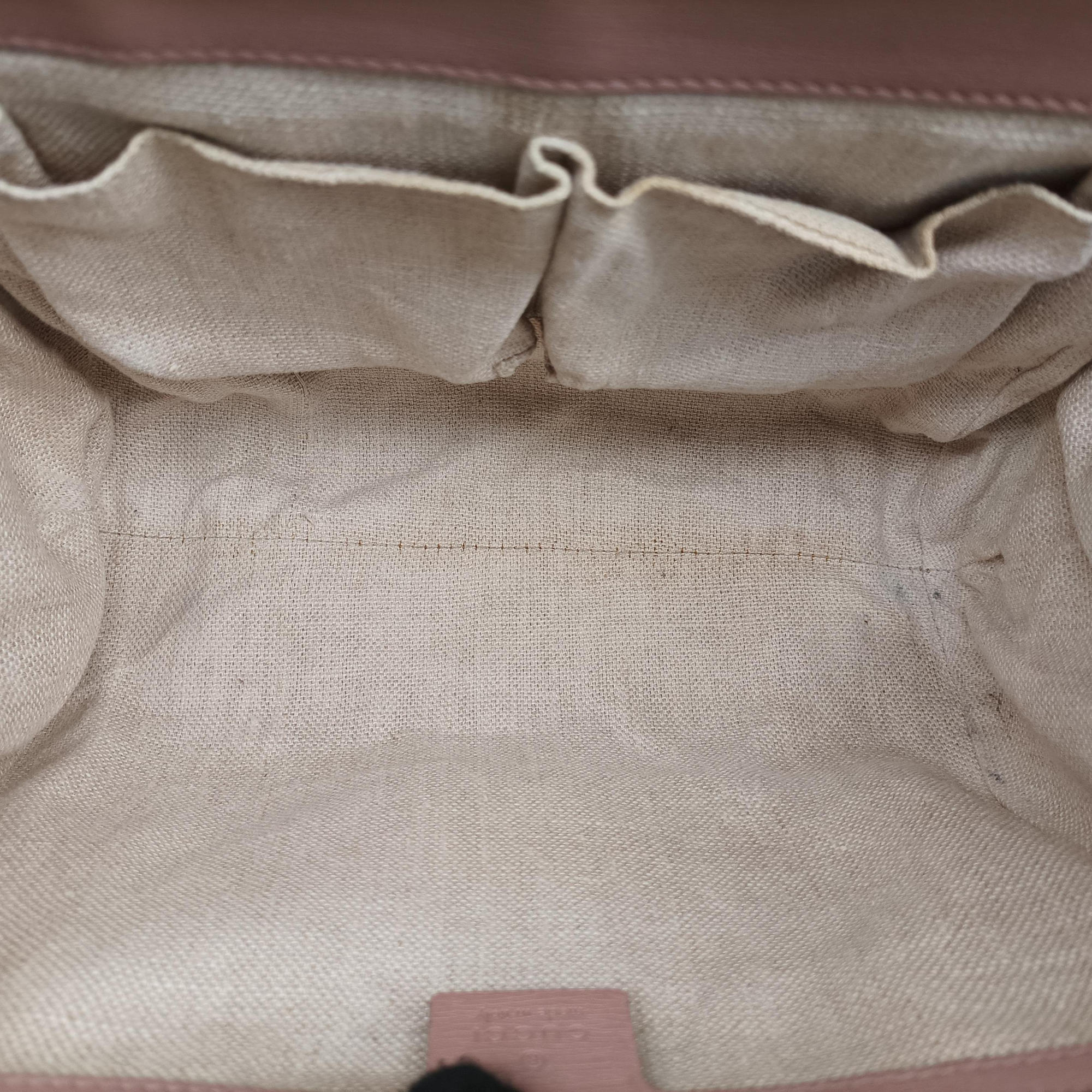Pre-owned Gucci Bamboo Bullet Pink Leather 338989 shoulderbag | stylenewstar