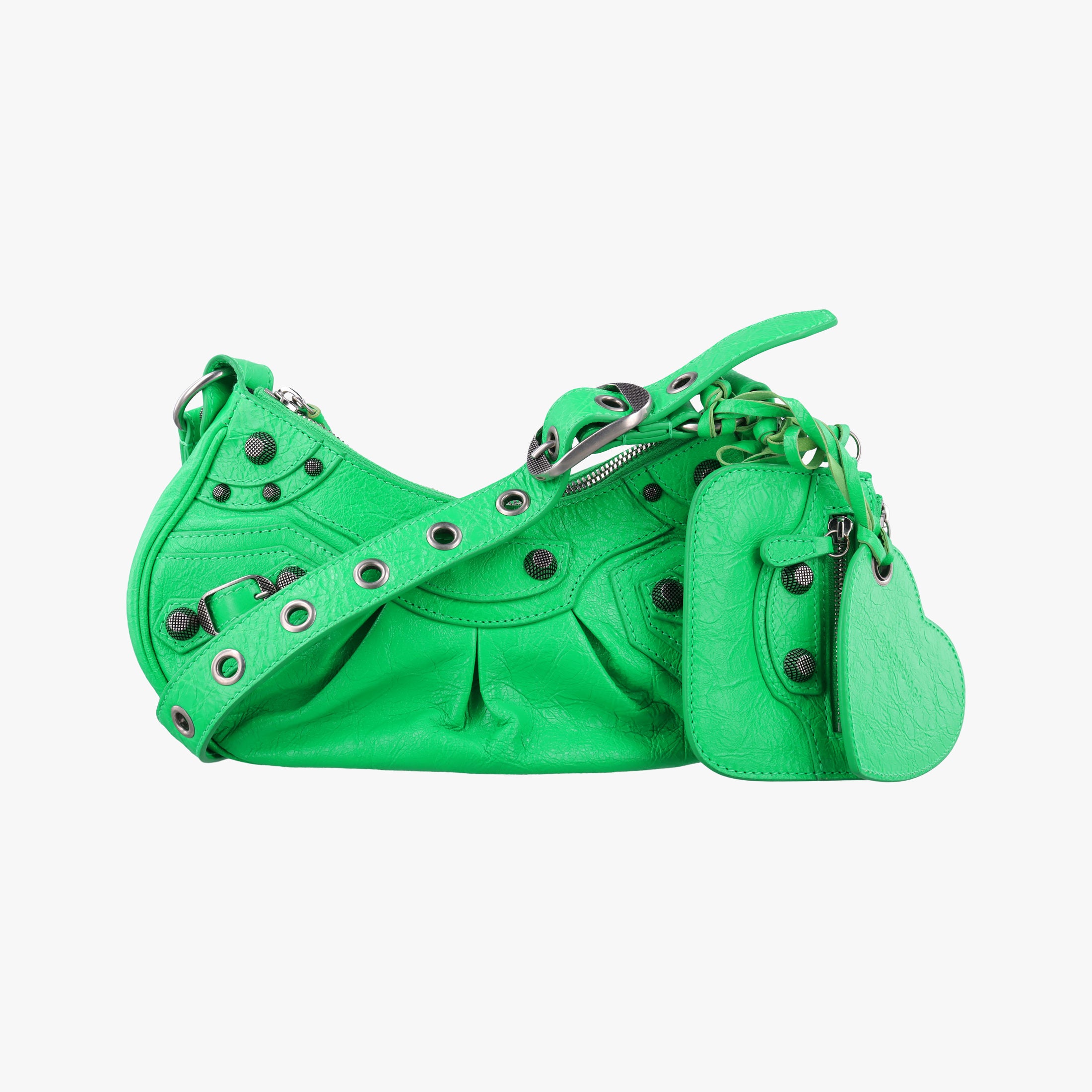 Secondhand Balenciaga Le Cagole Green lambskin  shoulderbag | stylenewstar