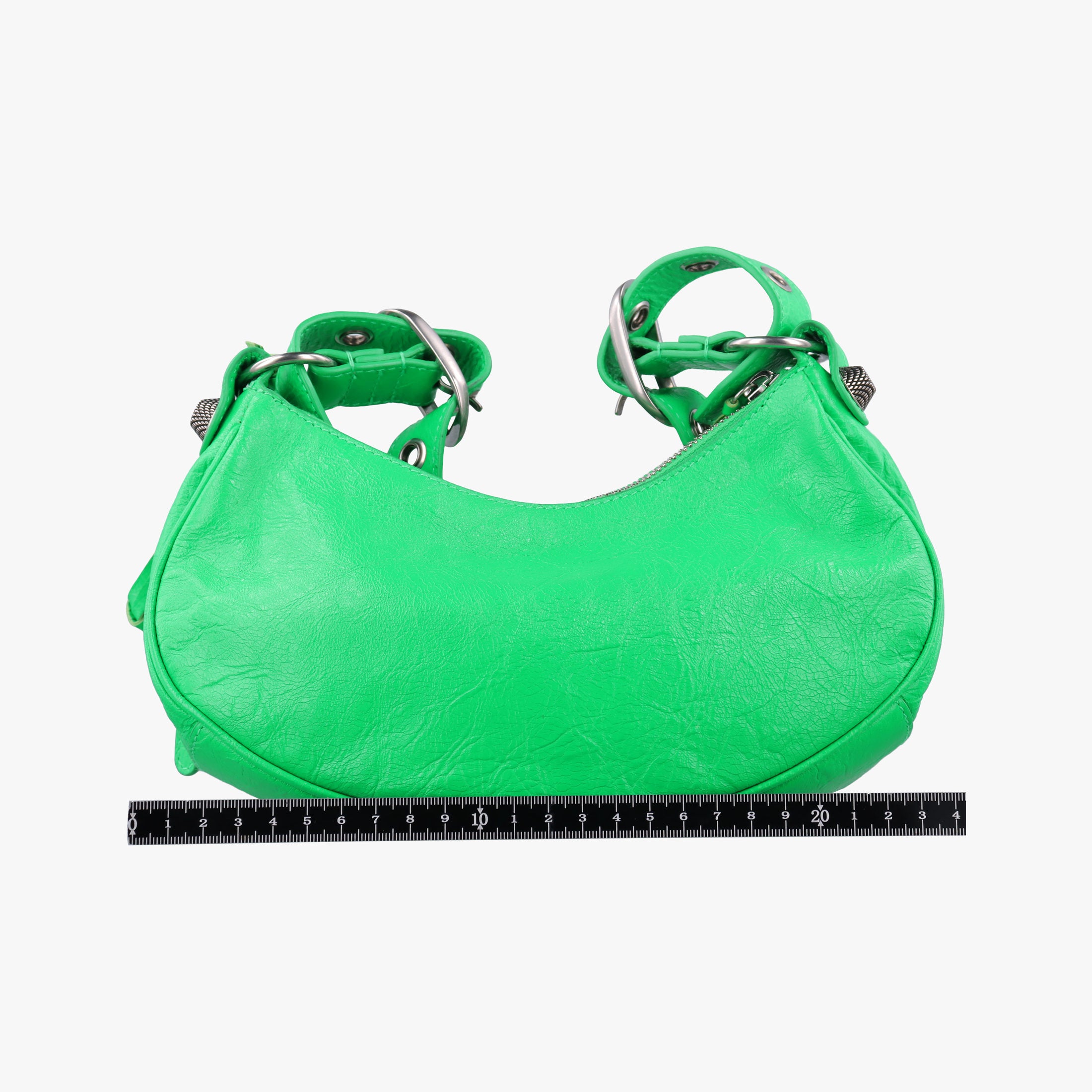Secondhand Balenciaga Le Cagole Green lambskin  shoulderbag | stylenewstar