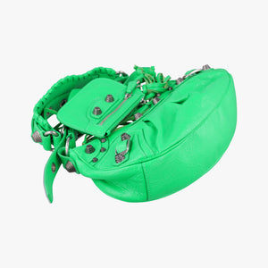 Secondhand Balenciaga Le Cagole Green lambskin  shoulderbag | stylenewstar