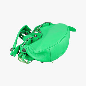 Secondhand Balenciaga Le Cagole Green lambskin  shoulderbag | stylenewstar