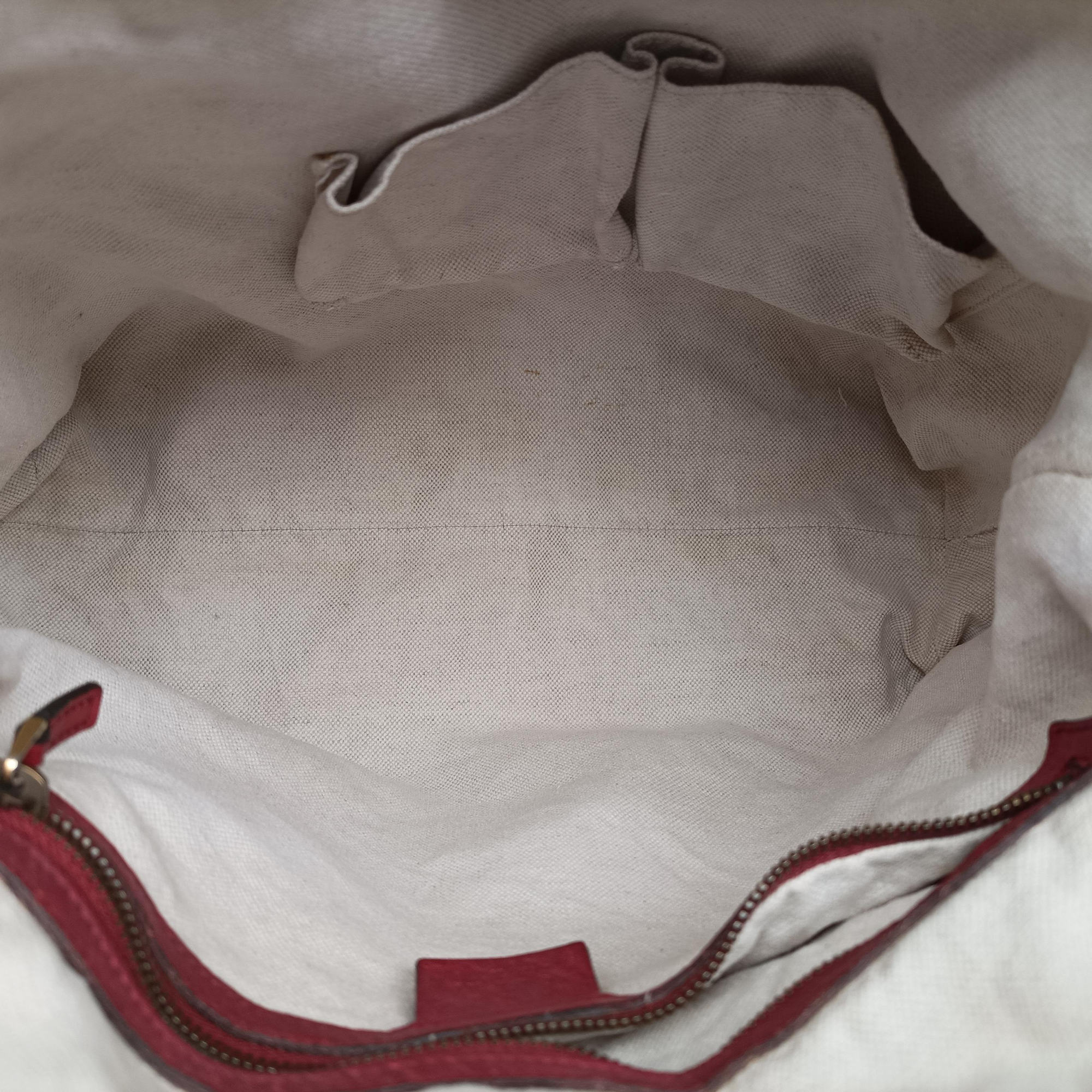 Pre-owned Gucci Miss GG Hobo khaki canvas×leather 326514 shoulderbag | stylenewstar