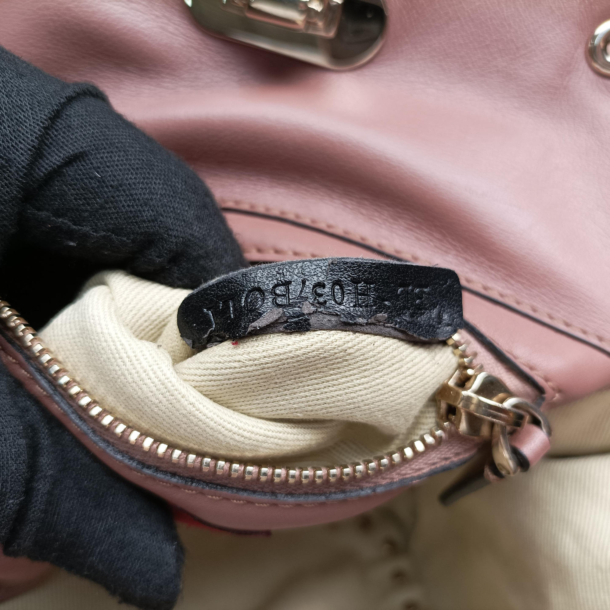 Pre-owned Valentino Rockstud PinkBrown Leather  shoulderbag | stylenewstar