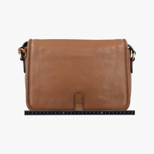 Pre-owned Gucci Marrakech Messenger Brown leather 257024 shoulderbag | stylenewstar