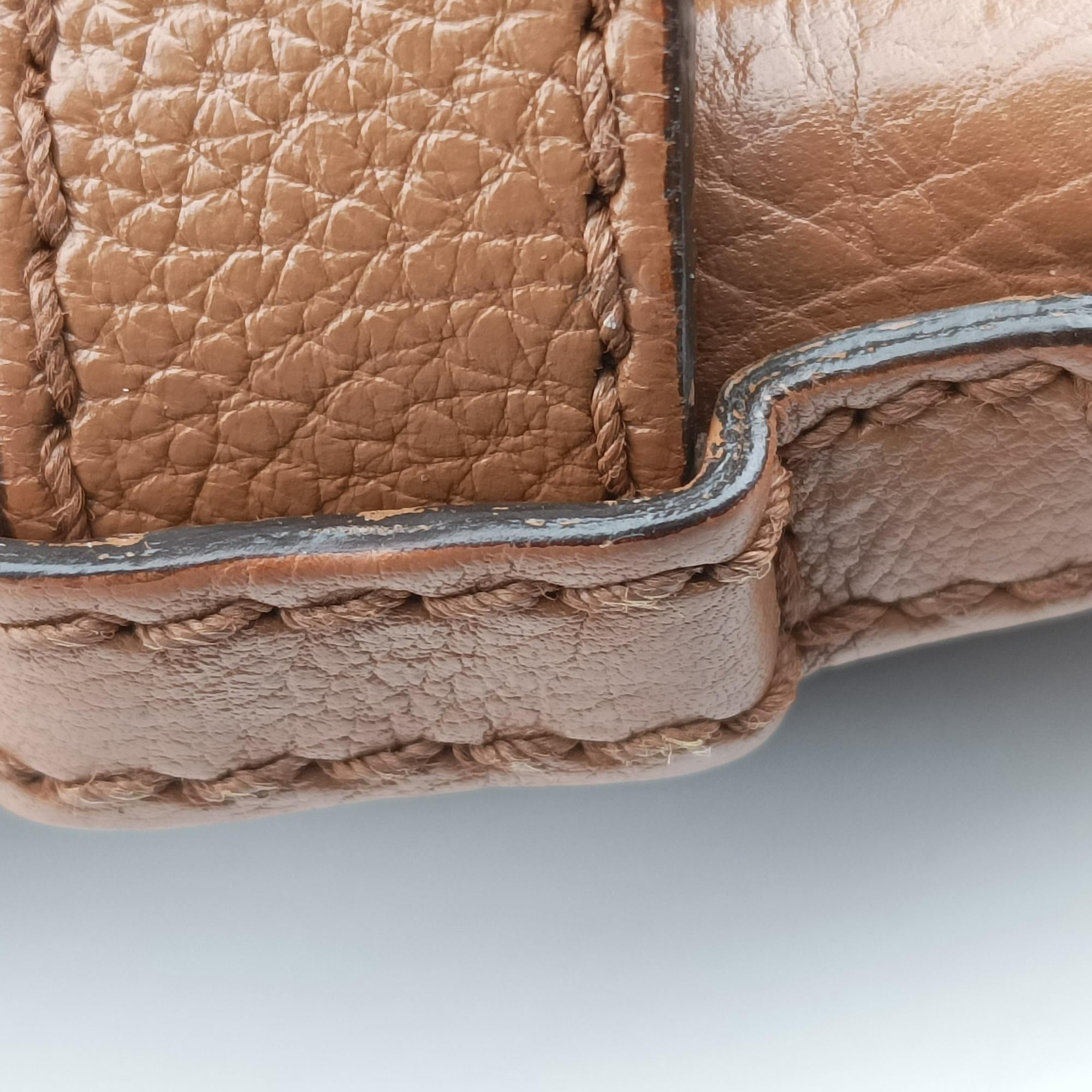 Pre-owned Gucci Marrakech Messenger Brown leather 257024 shoulderbag | stylenewstar