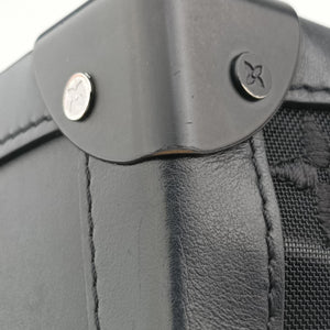 Pre-owned Louis Vuitton SOFT TRUNK Noir MONOGRAM MESH×calf leather M53964 shoulderbag | stylenewstar