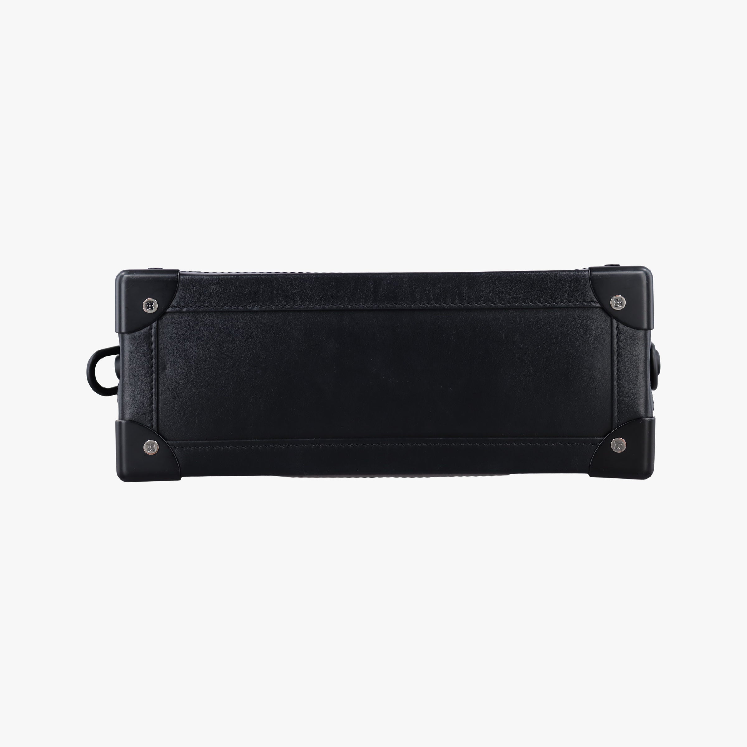 Pre-owned Louis Vuitton SOFT TRUNK Noir MONOGRAM MESH×calf leather M53964 shoulderbag | stylenewstar