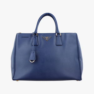 Secondhand Prada Galleria Blue SAFFIANO Leather BN1786 handbag | stylenewstar