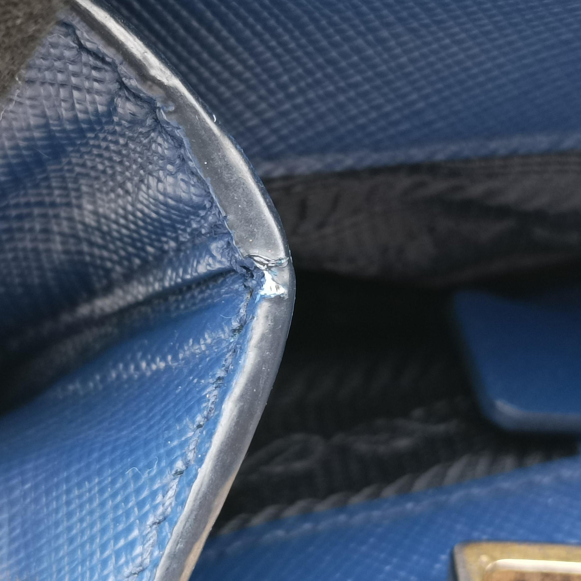 Secondhand Prada Galleria Blue SAFFIANO Leather BN1786 handbag | stylenewstar