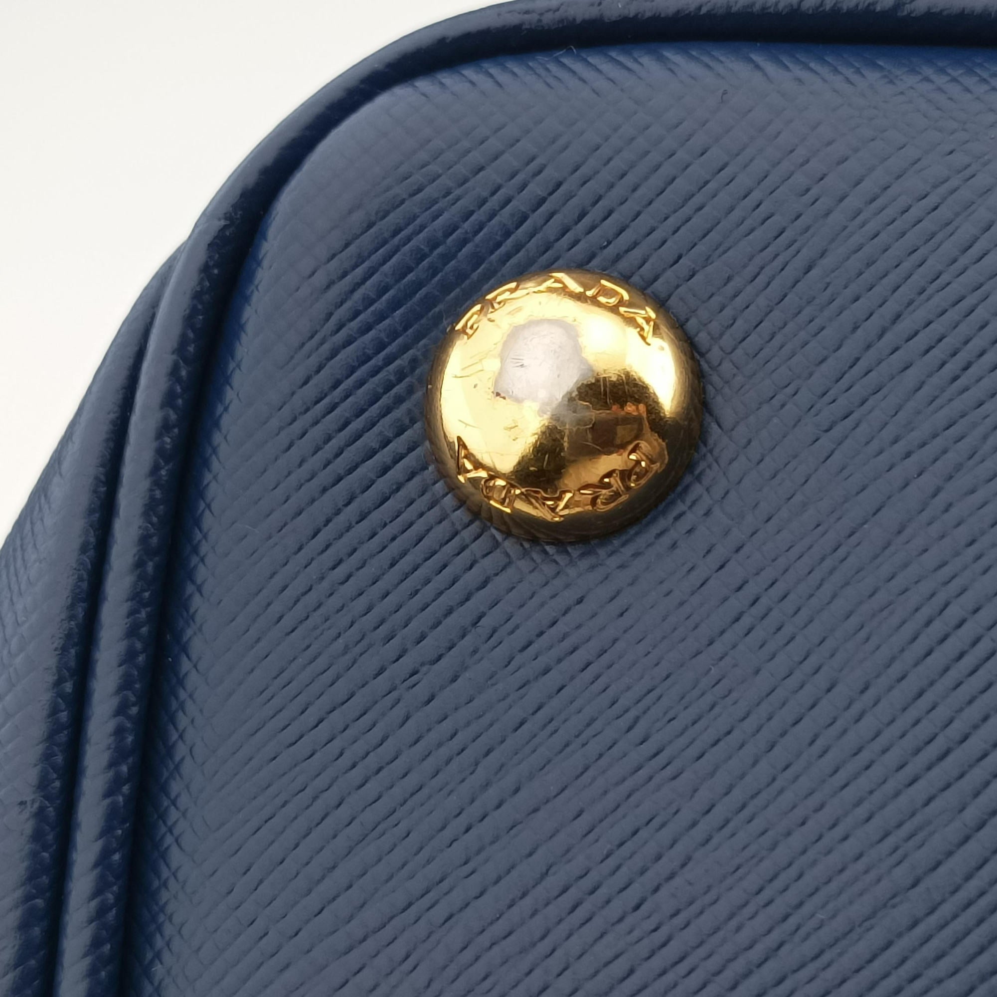 Secondhand Prada Galleria Blue SAFFIANO Leather BN1786 handbag | stylenewstar
