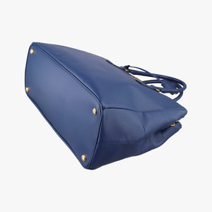 Secondhand Prada Galleria Blue SAFFIANO Leather BN1786 handbag | stylenewstar