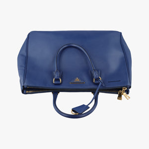 Secondhand Prada Galleria Blue SAFFIANO Leather BN1786 handbag | stylenewstar