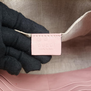 Pre-owned Gucci Bree Microguccissima Pink Leather 449413 shoulderbag | stylenewstar