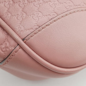 Pre-owned Gucci Bree Microguccissima Pink Leather 449413 shoulderbag | stylenewstar