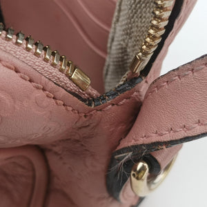 Pre-owned Gucci Bree Microguccissima Pink Leather 449413 shoulderbag | stylenewstar