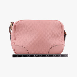 Pre-owned Gucci Bree Microguccissima Pink Leather 449413 shoulderbag | stylenewstar
