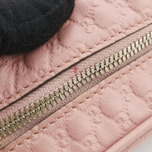 Pre-owned Gucci Bree Microguccissima Pink Leather 449413 shoulderbag | stylenewstar