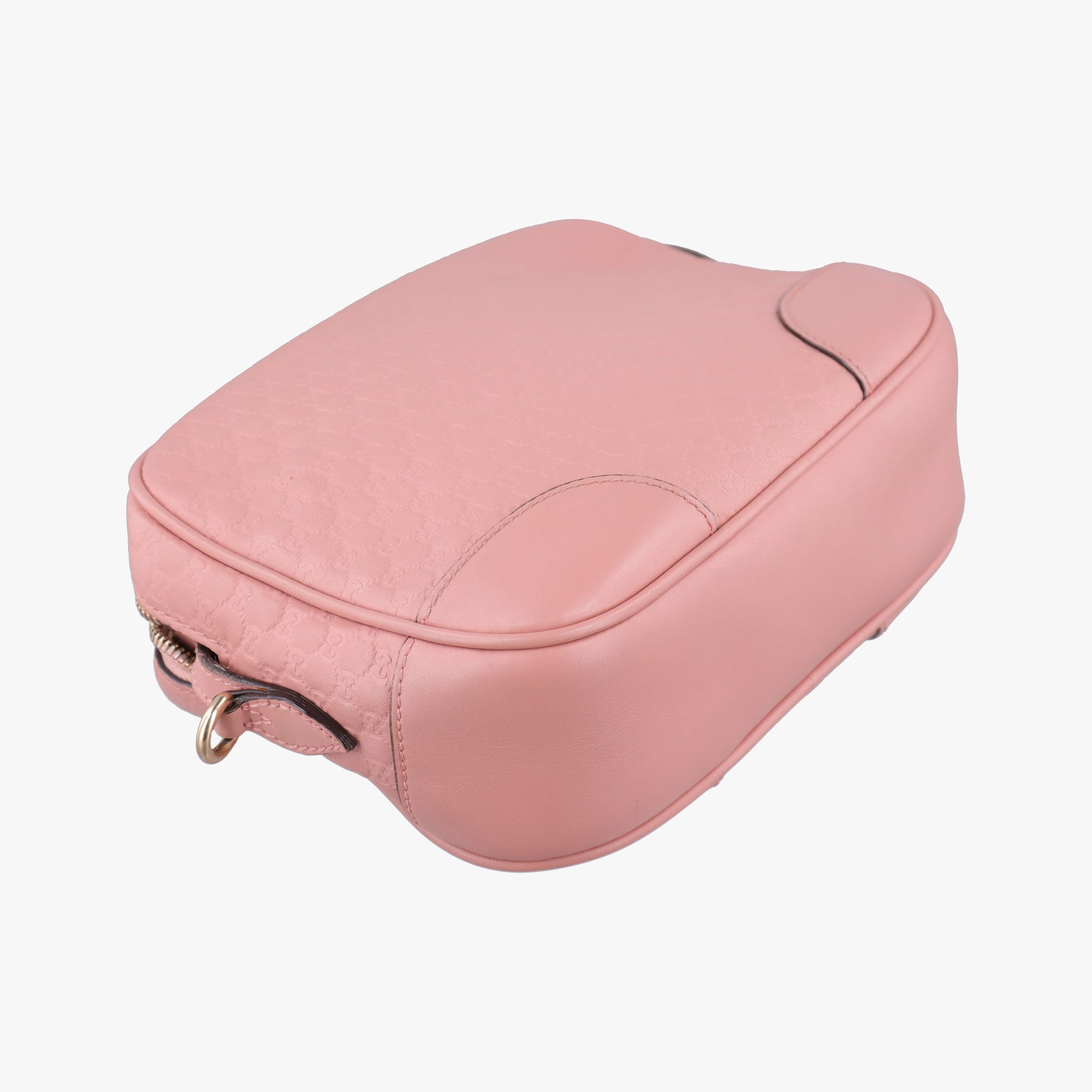 Pre-owned Gucci Bree Microguccissima Pink Leather 449413 shoulderbag | stylenewstar